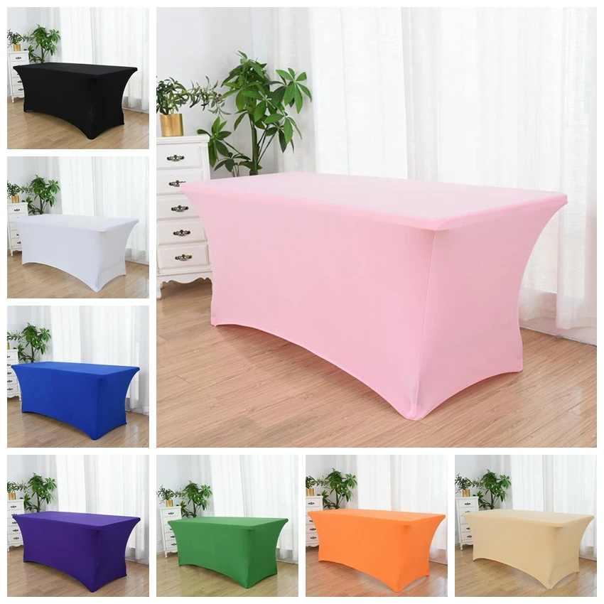 Camping Cooking Table Foldable - Wedding Decoration Spandex Fitted Table Cloth