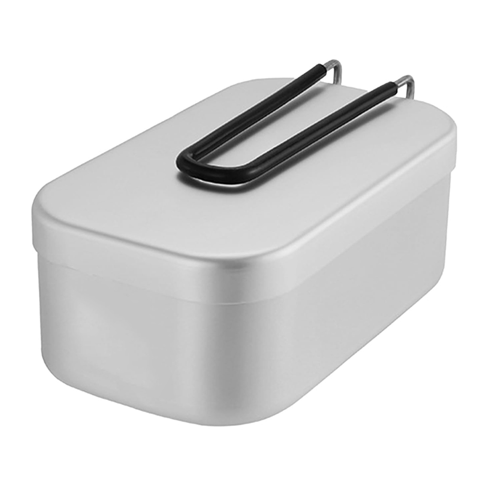 Camping Outdoor Cooking Table - 800ML Aluminum Lunch Boxes Outdoor Camping