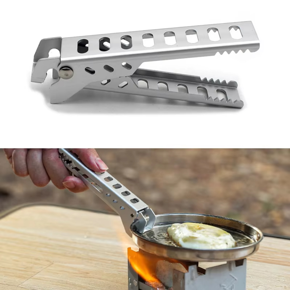 Camping Cooking Dishes - Outdoor Aluminium Anti-hot Alloy Clip Bowl