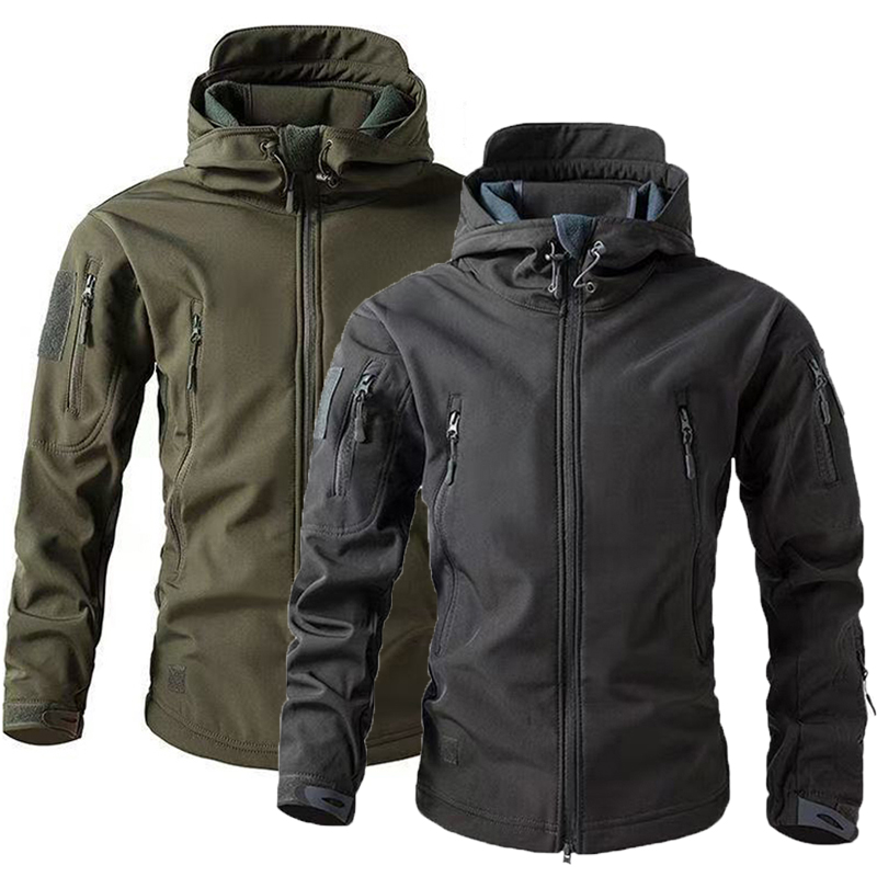 Camping Cooking Windbreak - Men's Winter Autumn Warm Softshell Fleece