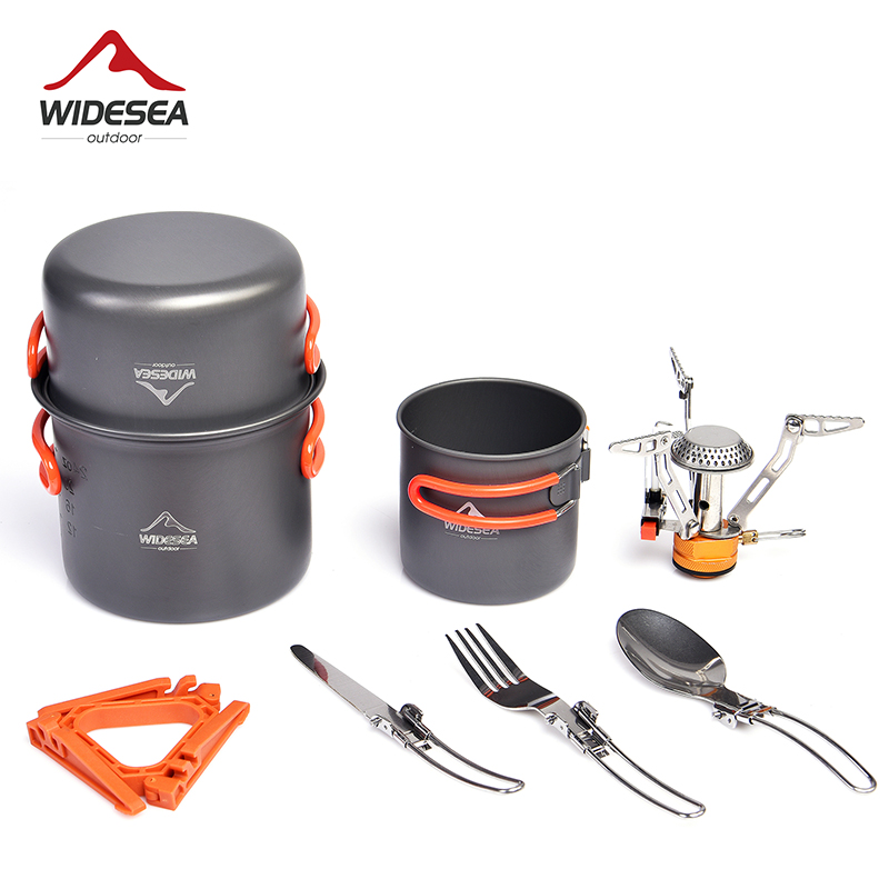 Camping Cooking Utensil Set - Widesea Camping Cookware Set Outdoor Tableware