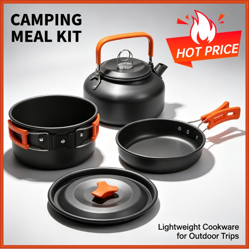 Camping Cooking Backpack - Camping Cooking set Camping Cookware Travel