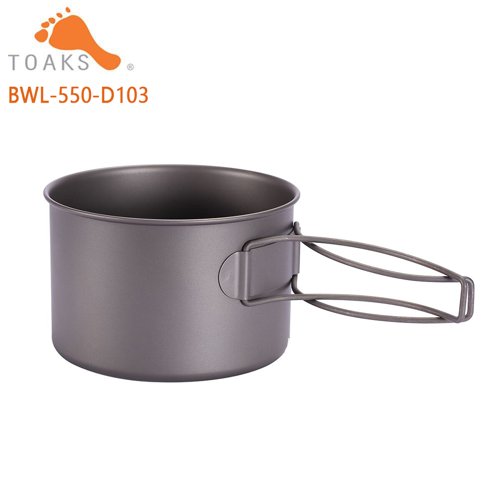 TOAKS BWL-550  Camping Titaniu - Mess Kit Titanium ulasan dan harga