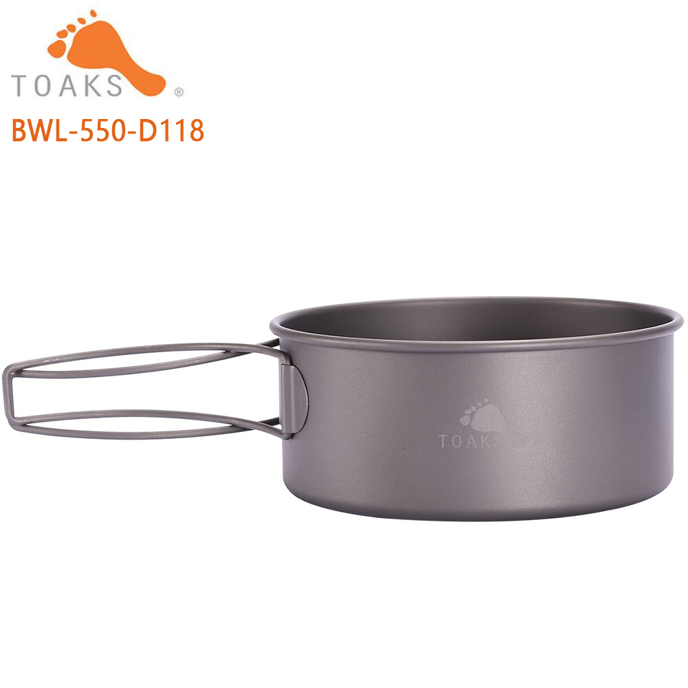 TOAKS BWL-550  Camping Titaniu - Mess Kit Titanium ulasan dan harga