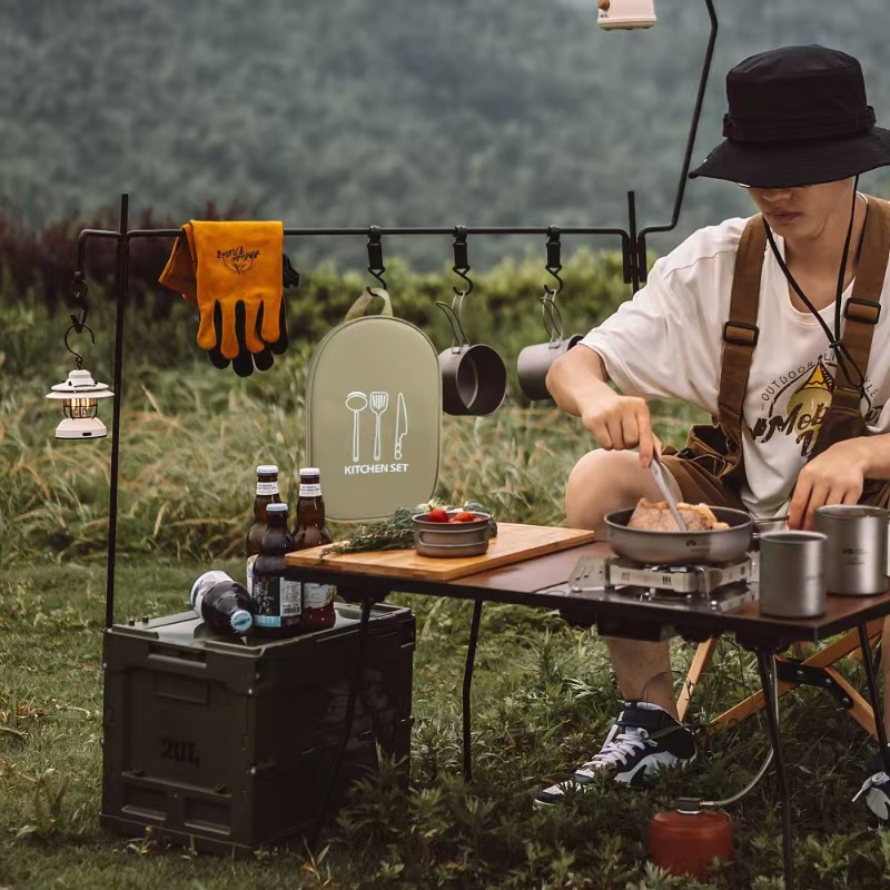 Camping Travel Cooking Utensil - Camping Cooking Equipment Bag ulasan dan harga