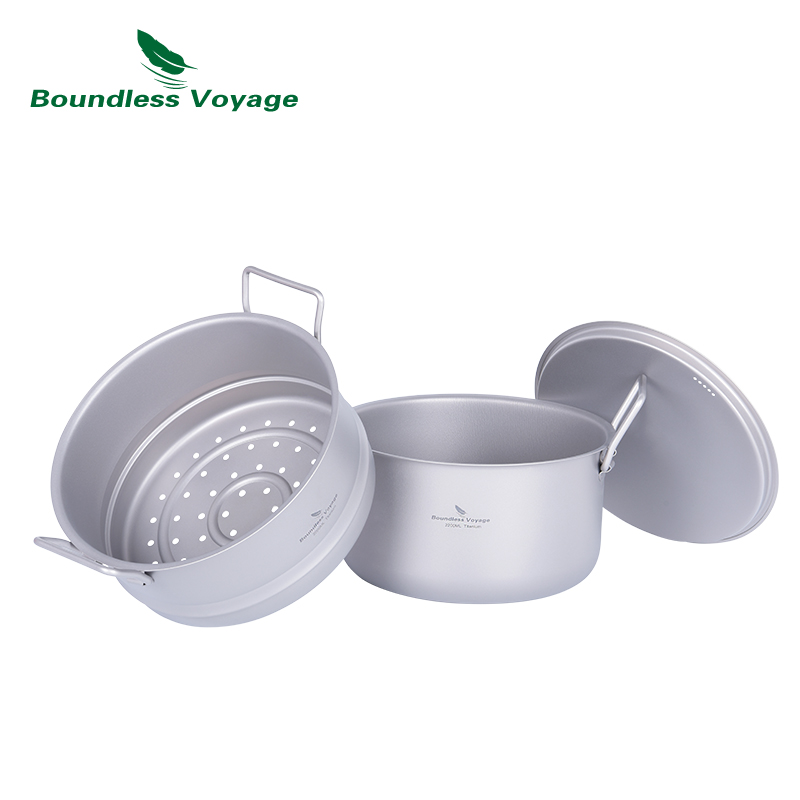 Boundless Voyage Titanium Stea - Mess Kit Titanium ulasan dan harga