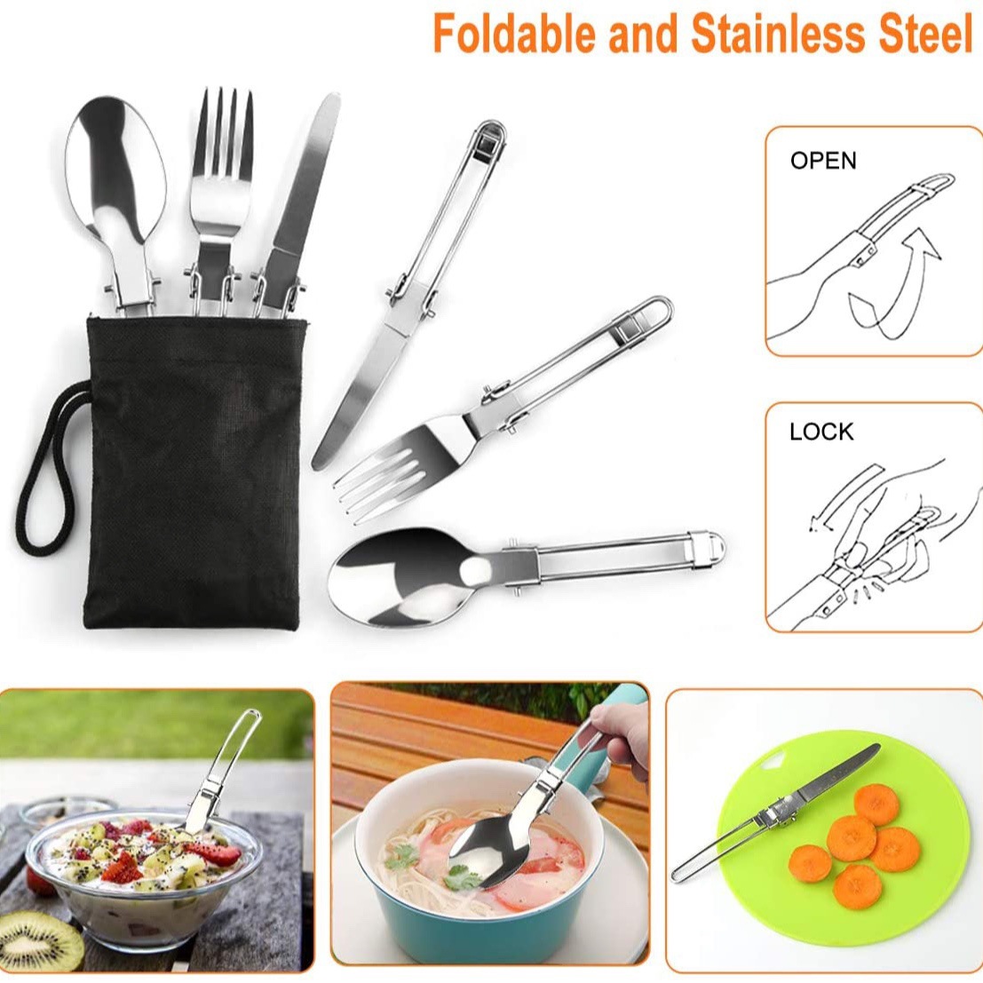 Outdoor Camping Cook Set with  - Camping Cooking Set With Kettle ulasan dan harga