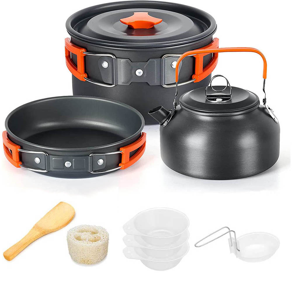 Aluminum Outdoor Camping Cookw - Camping Cooking Equipment Bag ulasan dan harga