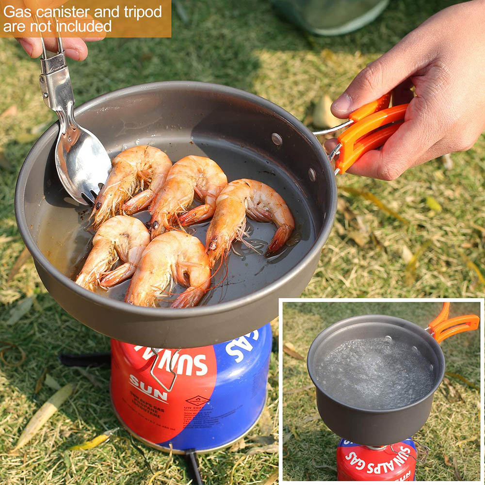 Aluminum Outdoor Camping Cookw - Camping Cooking Equipment Bag ulasan dan harga