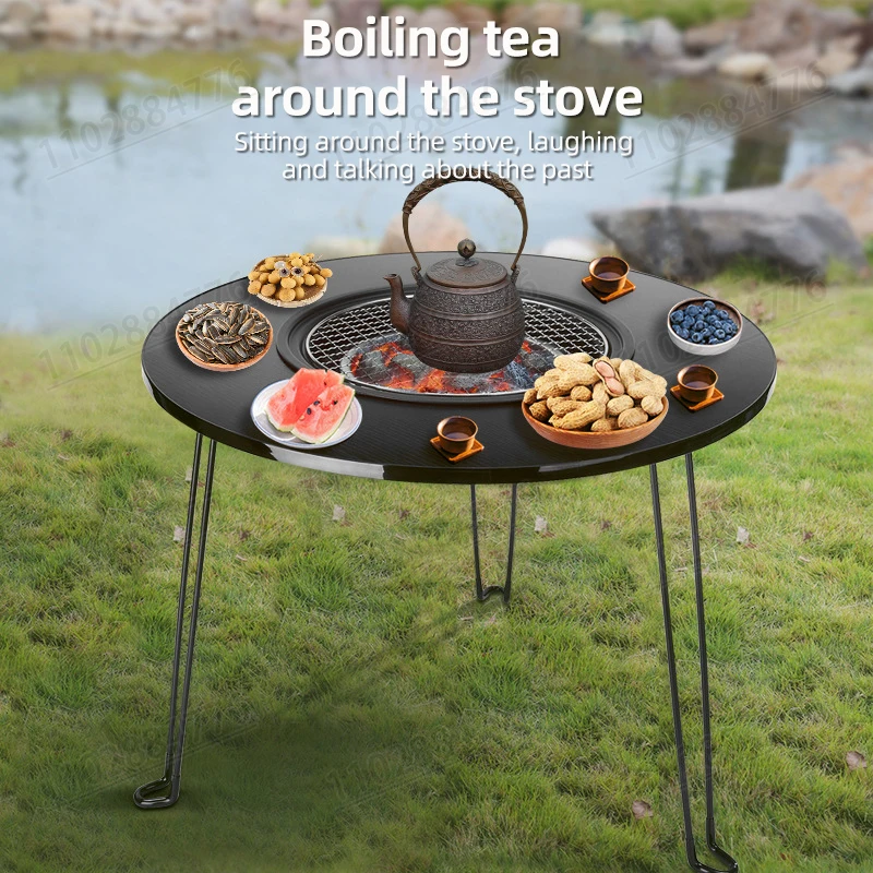 Foldable Portable Non-smoking  - Camping Cooking Table Foldable ulasan dan harga