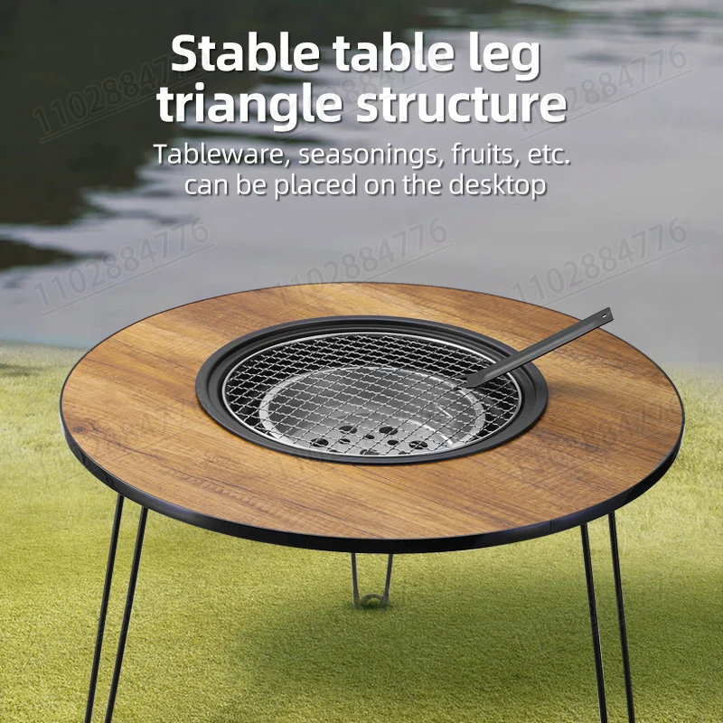 Foldable Portable Non-smoking  - Camping Cooking Table Foldable ulasan dan harga