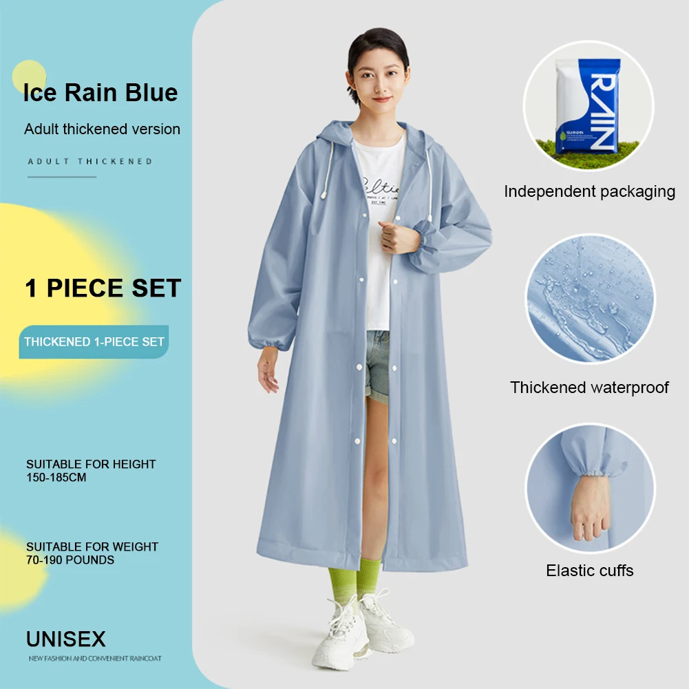 Adult Long Raincoat Non Dispos - Camping Cooking Windbreak ulasan dan harga