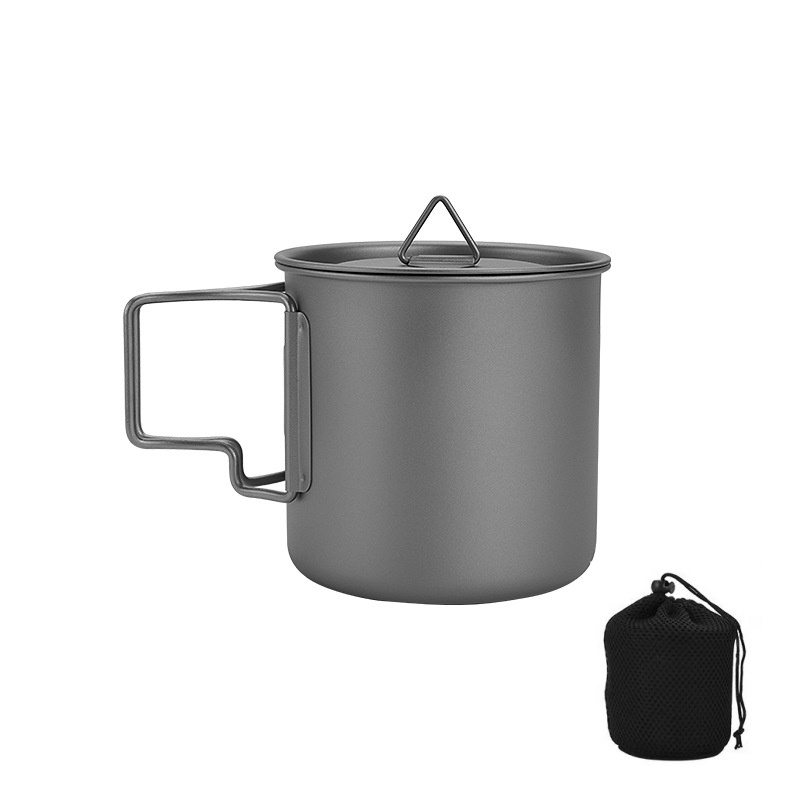 Titanium Camping Mug with Fold - Camping Cooking Backpack ulasan dan harga