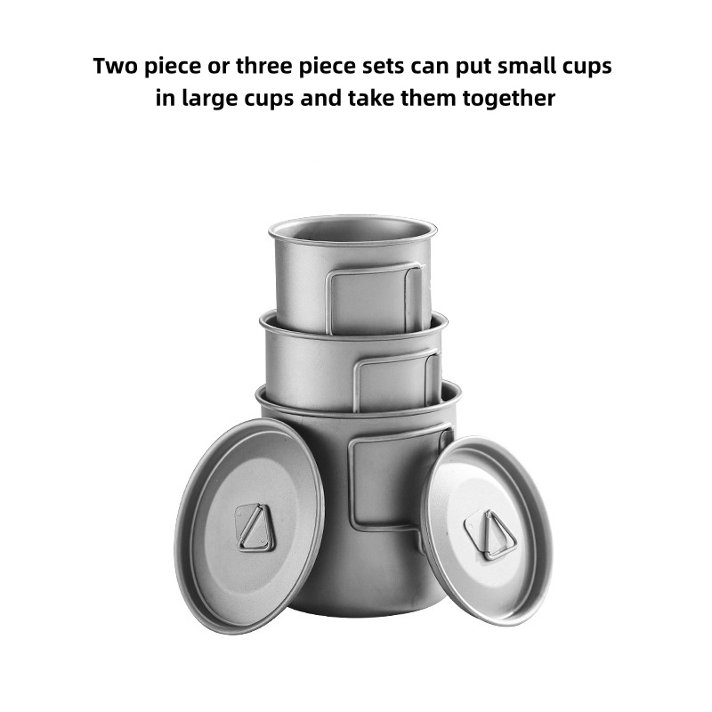 Titanium Camping Mug with Fold - Camping Cooking Backpack ulasan dan harga