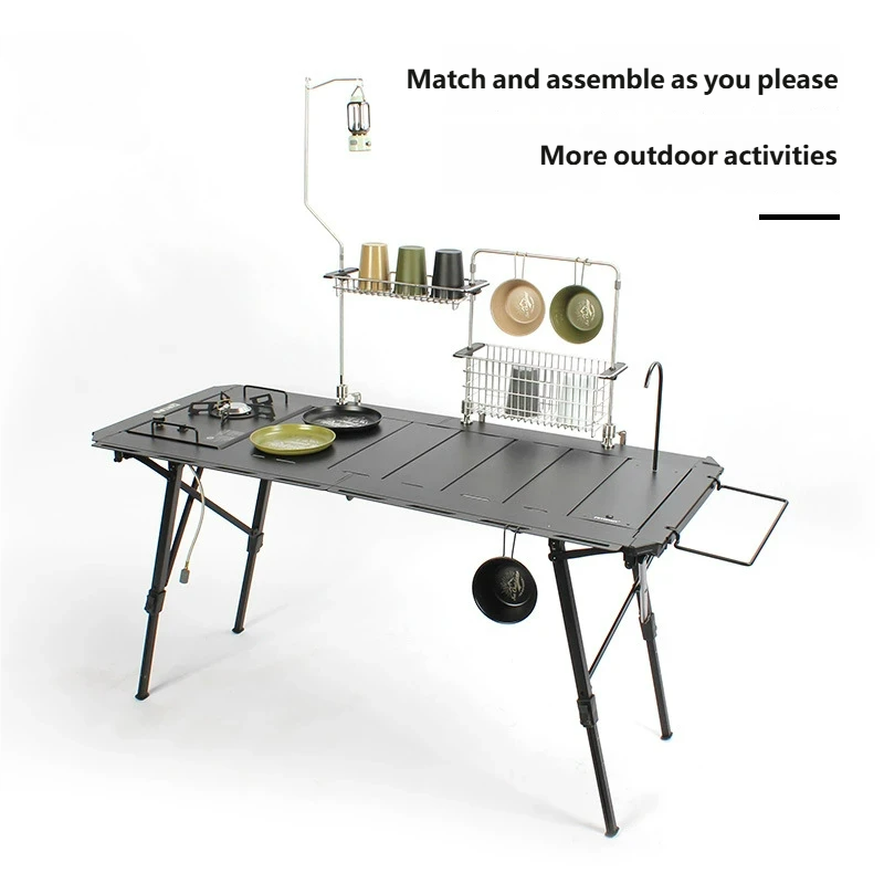 Portable Aluminum Alloy Igt Ta - Camping Outdoor Cooking Table ulasan dan harga
