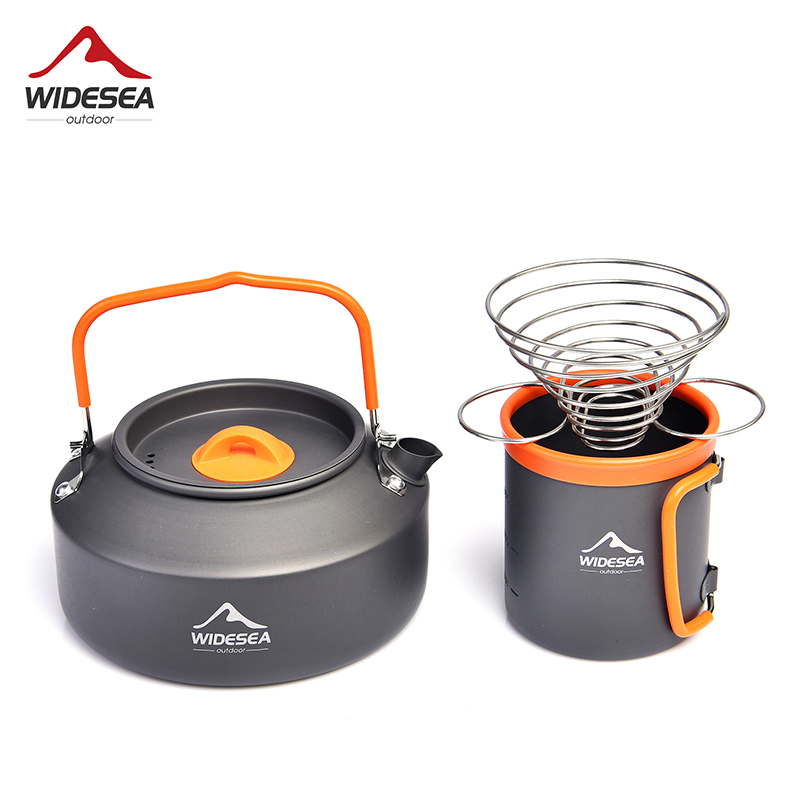 Widesea Camping Coffee Cookwar - Camping Cooking Set With Kettle ulasan dan harga