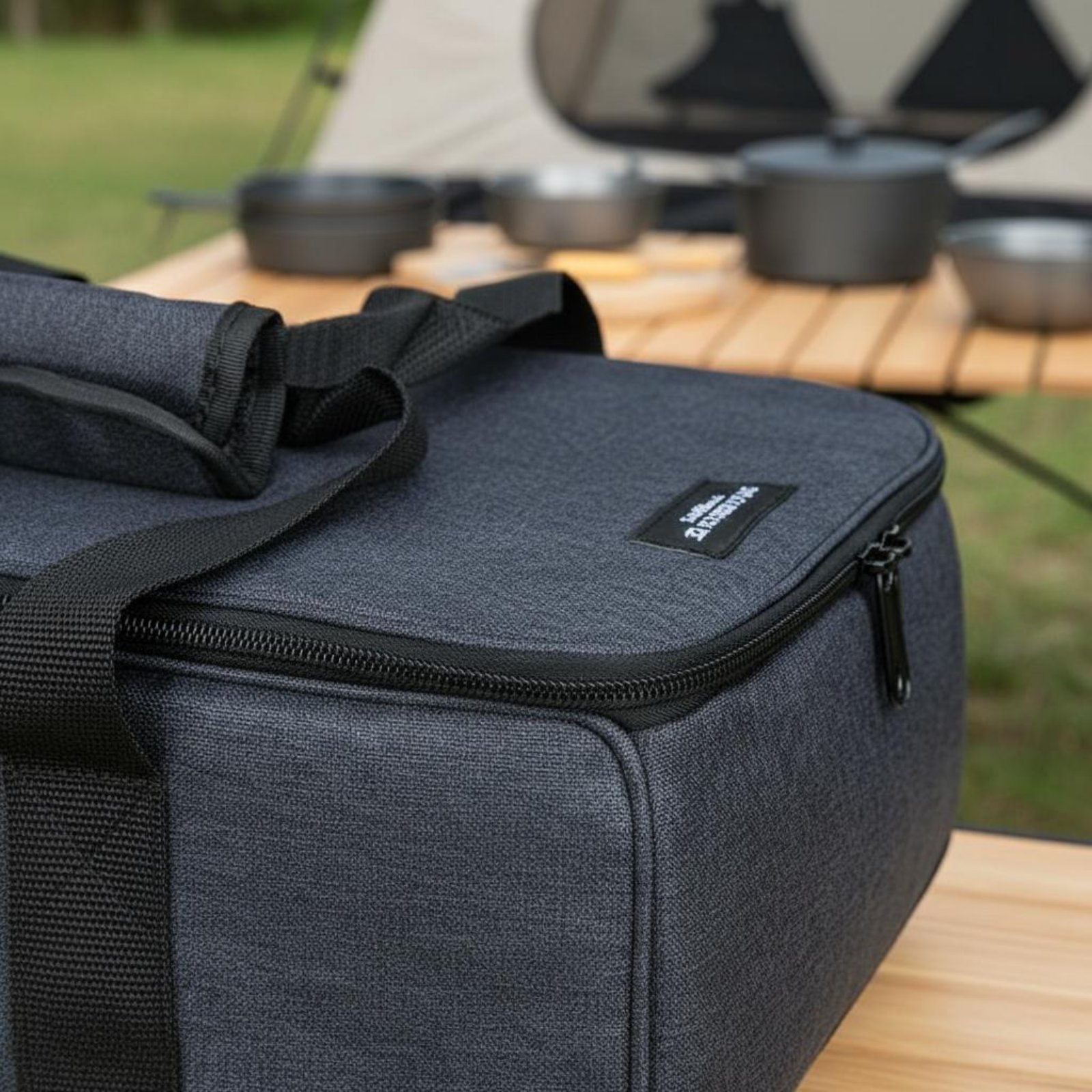 Outdoor Cookware Storage Bag L - Camping Cooking Equipment Bag ulasan dan harga