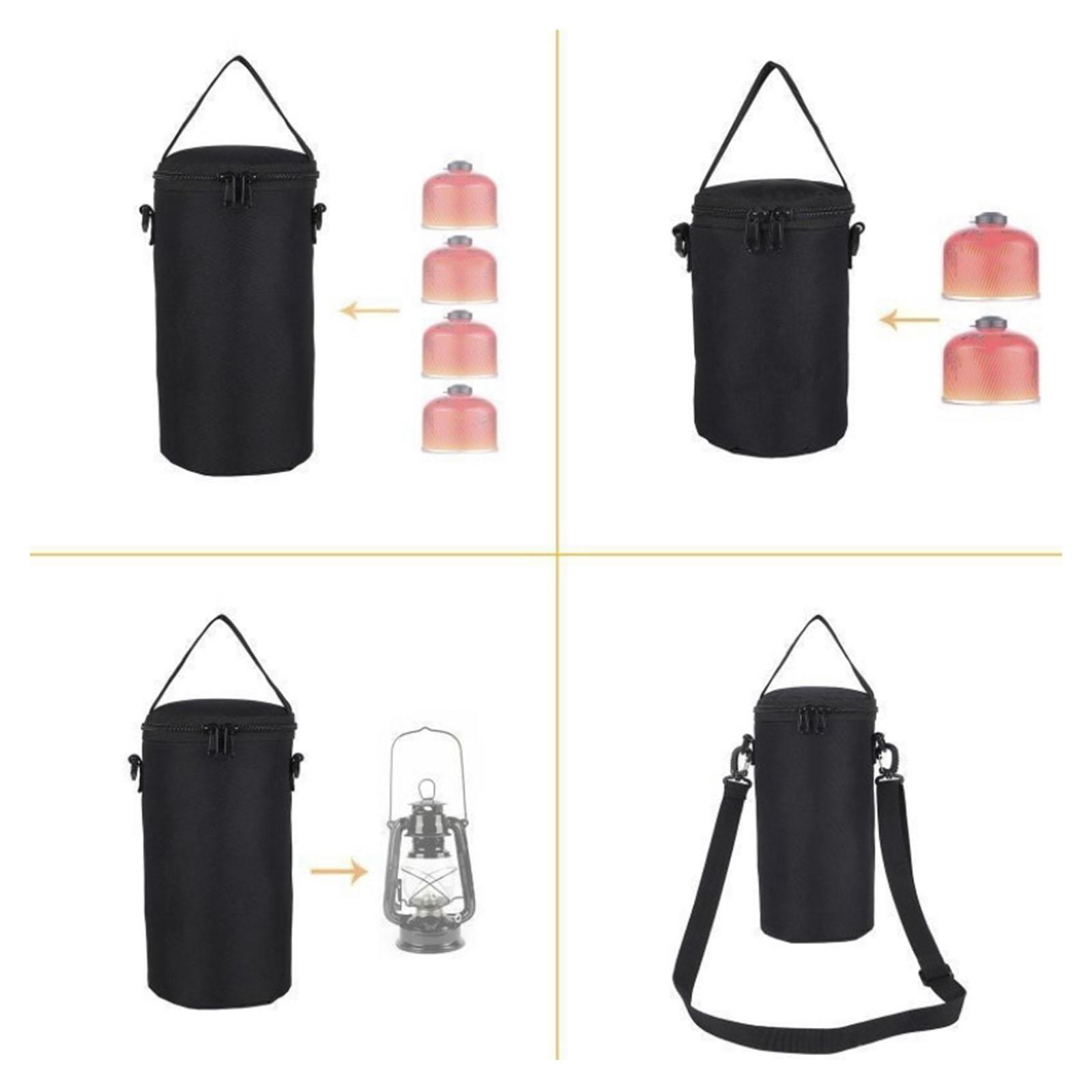 Portable Gas Canister Case Nyl - Camping Cooking Equipment Bag ulasan dan harga