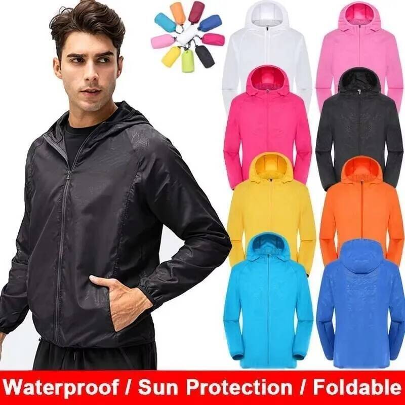 Men Women Waterproof Jacket Wi - Camping Cooking Windbreak ulasan dan harga