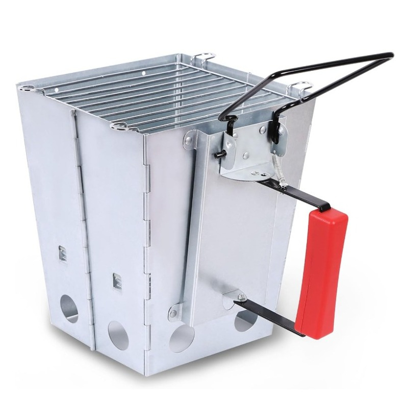 1PCS Collapsible Camping Grill - Charcoal Chimney Starter ulasan dan harga