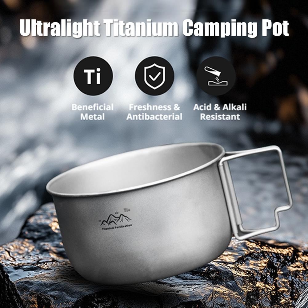 Ultralight Titanium Camping Po - Mess Kit Titanium ulasan dan harga