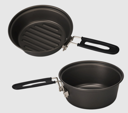 Lightweight Aluminum Alloy Cam - Camping Cooking Set With Kettle ulasan dan harga
