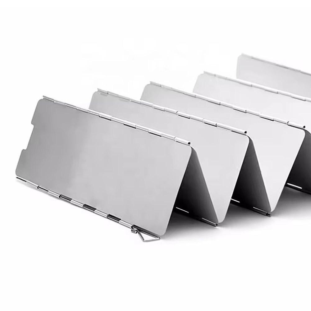Outdoor Foldable Wind Shield C - Camping Cooking Windscreen ulasan dan harga