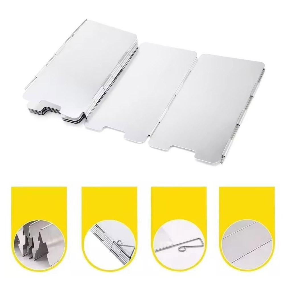 Outdoor Foldable Wind Shield C - Camping Cooking Windscreen ulasan dan harga