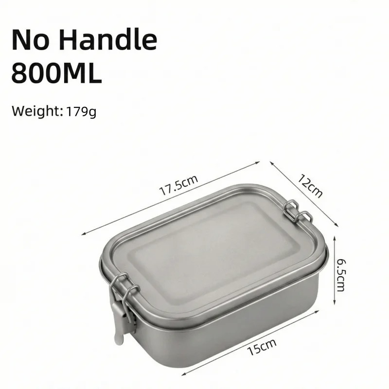 Stainless Steel Lunch Box With - Mess Kit Titanium ulasan dan harga