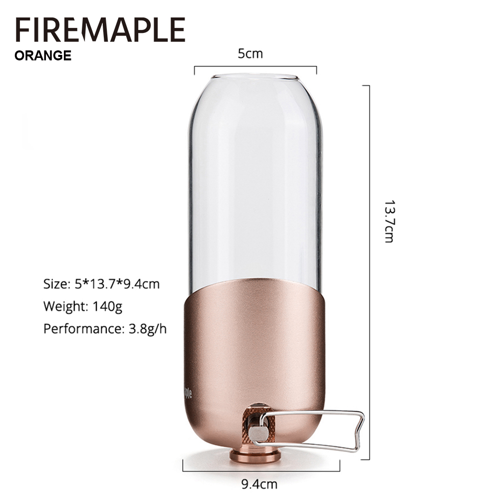 Fire Maple Orange Gas Lantern  - Camping Cooking Backpack ulasan dan harga