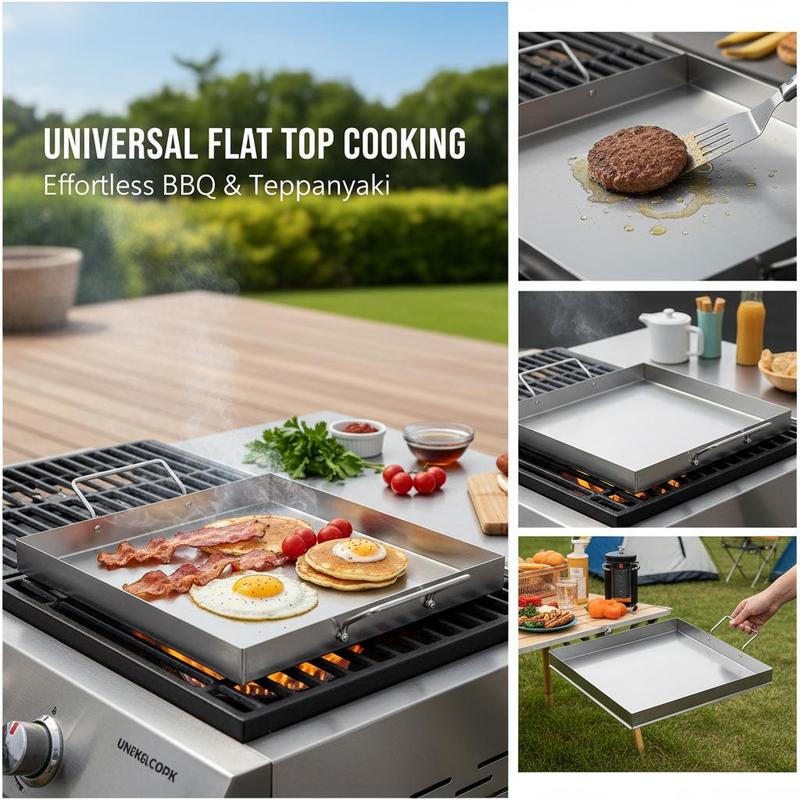 Universal Flat Top Griddle 18x - Camping Cooking Bowl ulasan dan harga
