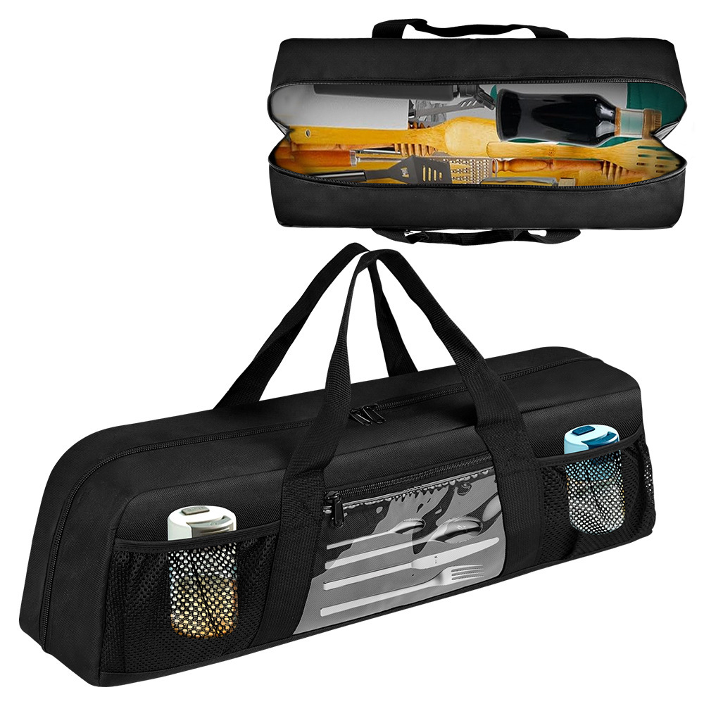 Durable Barbecue Utensils Stor - Camping Cooking Equipment Bag ulasan dan harga