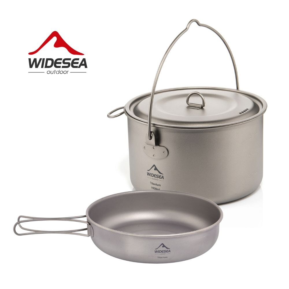 Widesea Camping Tableware Tita - Mess Kit Titanium ulasan dan harga