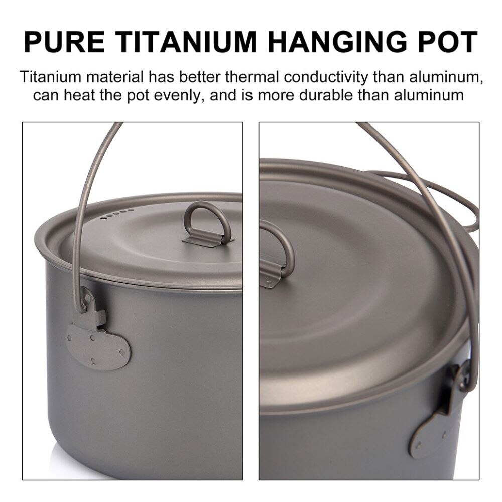 Widesea Camping Tableware Tita - Mess Kit Titanium ulasan dan harga