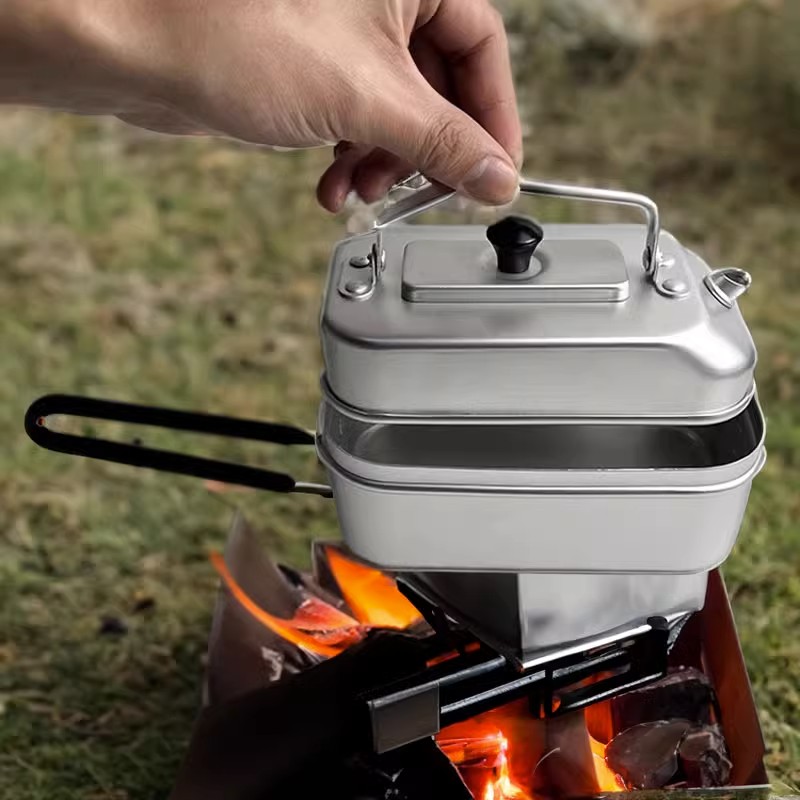 Ultralight Portable Picnic Cam - Mess Kit Titanium ulasan dan harga