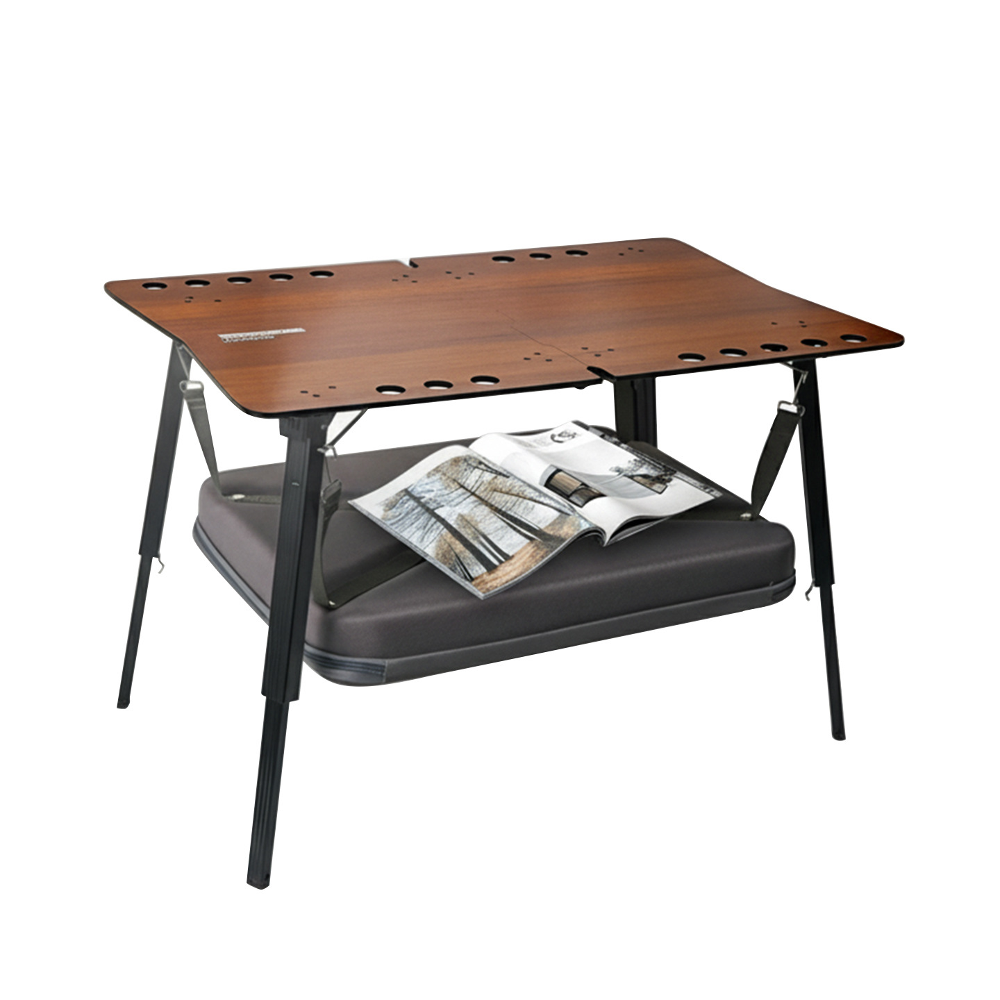 Outdoor Aluminum Folding Table - Camping Cooking Table Foldable ulasan dan harga