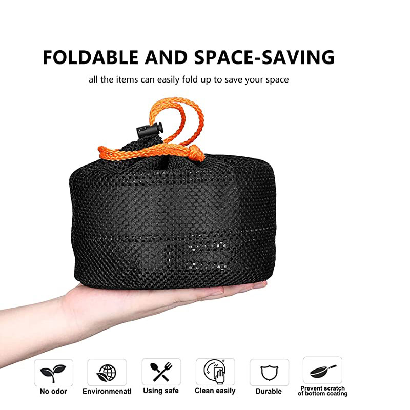 Aluminum Outdoor Camping Cookw - Camping Cooking Equipment Bag ulasan dan harga