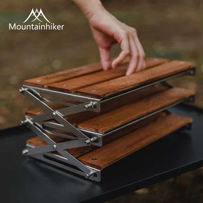 MOUNTAINHIKER Upgrade Outdoor  - Camping Cooking Table Foldable ulasan dan harga