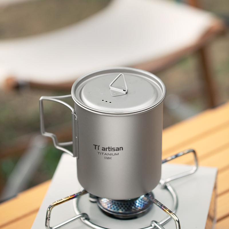 Tiartisan Outdoor Titanium Lig - Mess Kit Titanium ulasan dan harga