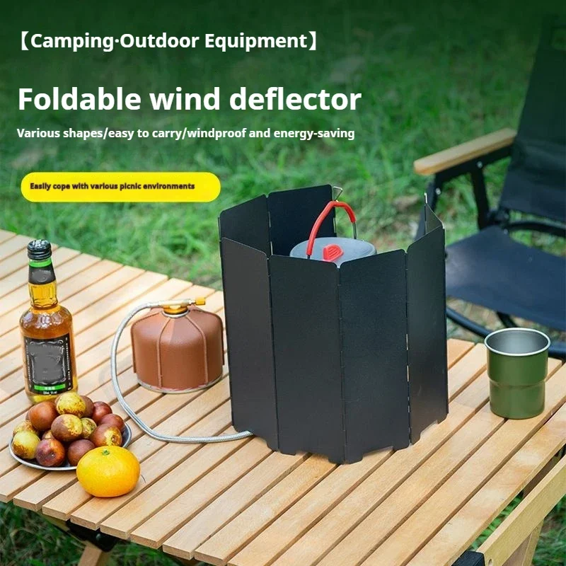 Outdoor Camping Windproof 10 P - Camping Cooking Windscreen ulasan dan harga