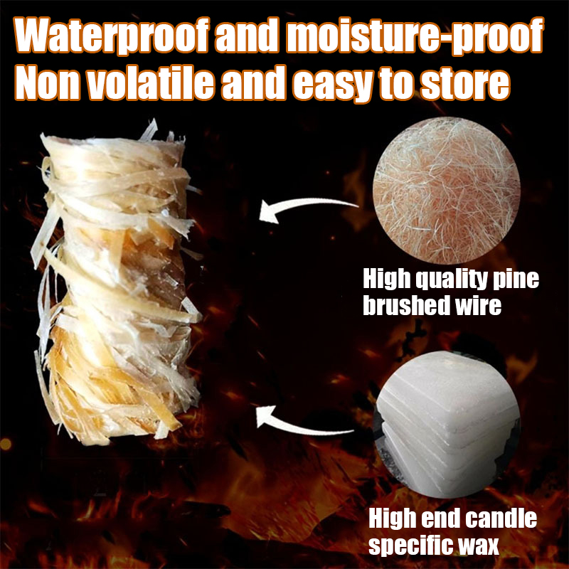 30/60/100/120PCS Natural Fire  - Charcoal Chimney Starter ulasan dan harga