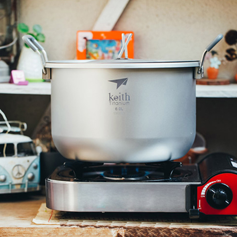 Keith-Camping Cooking Set, Tit - Mess Kit Titanium ulasan dan harga