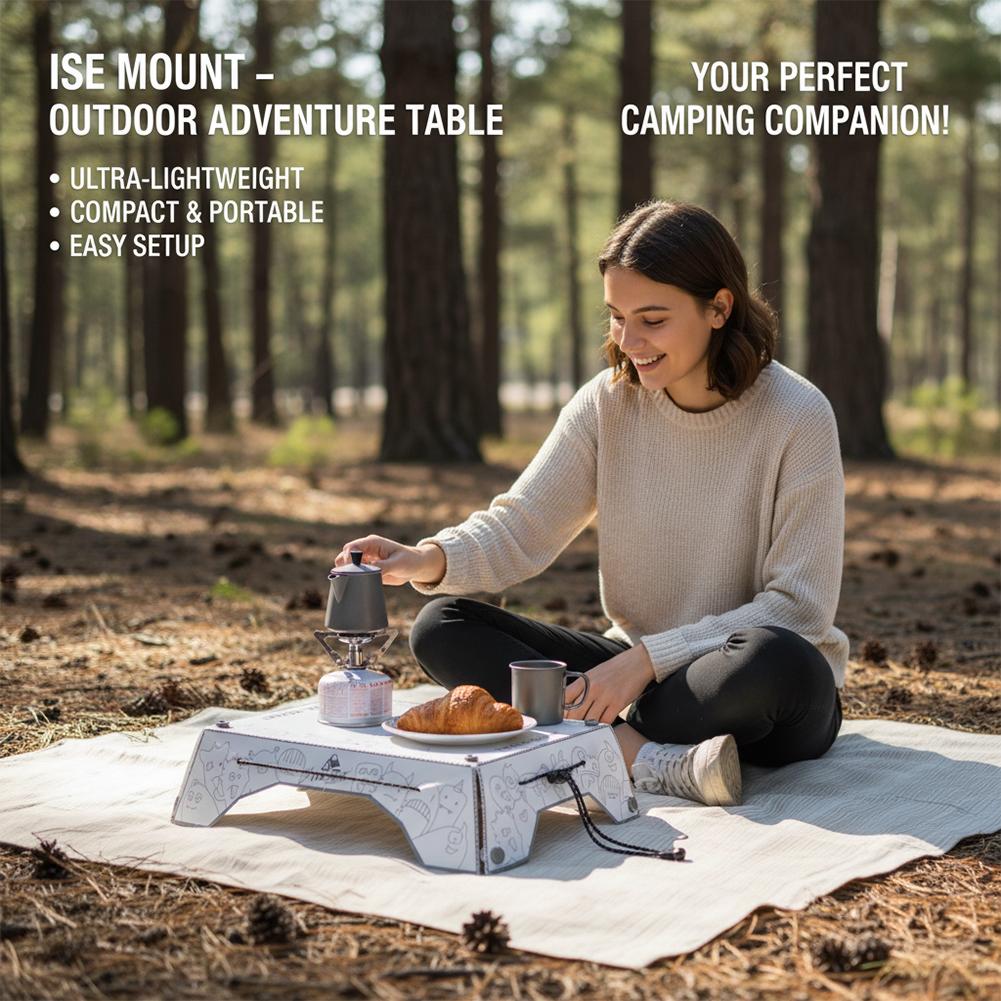 Portable Multi Folding Camping - Camping Cooking Table With Storage ulasan dan harga