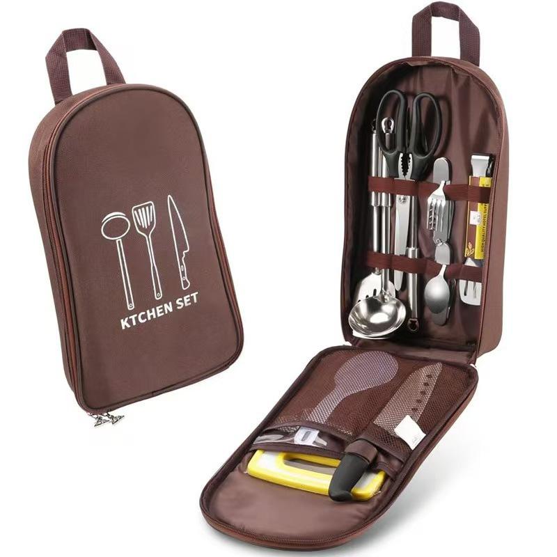 Camping Utensil Organizer Bag  - Camping Cooking Equipment Bag ulasan dan harga
