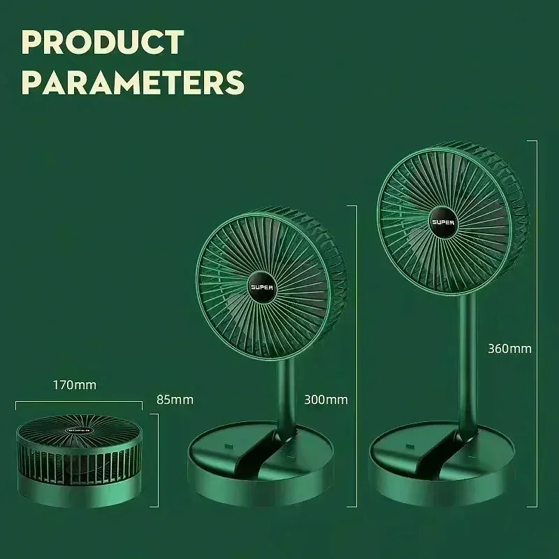 USB Foldable Electric Fan Cold - Camping Cooking Table Foldable ulasan dan harga