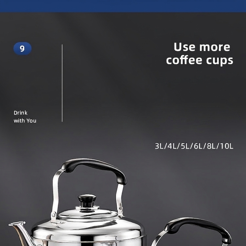 Large Capacity Whistling Tea K - Camping Cooking Vessel ulasan dan harga