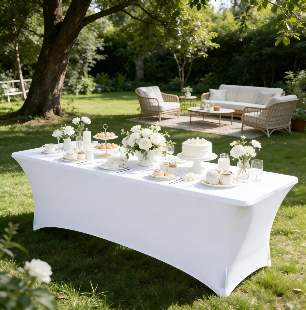 Wedding Decoration Spandex Fit - Camping Cooking Table Foldable ulasan dan harga