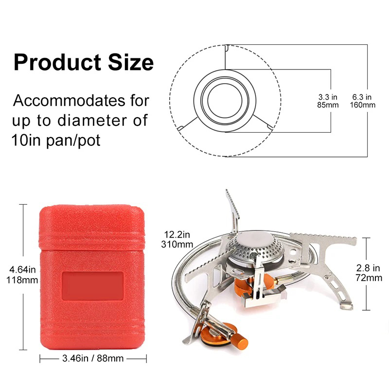 Camping Gas Stove Portable Fol - Camping Cooking Backpack ulasan dan harga