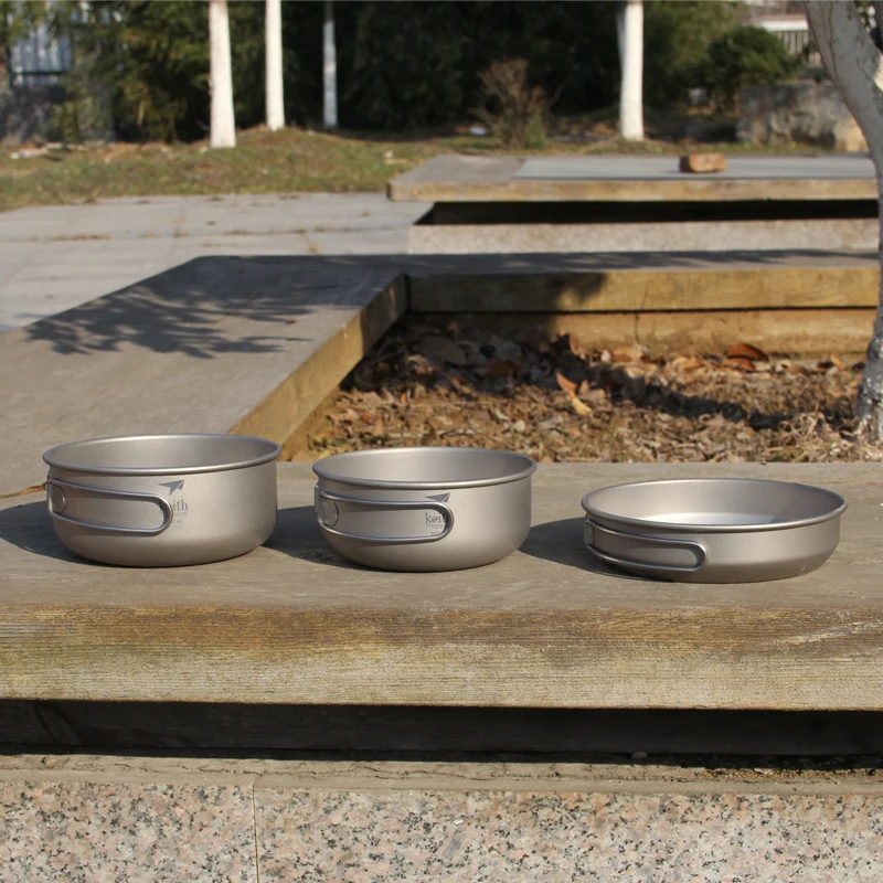 Keith 3PCS Titanium Cookware P - Camping Cooking Bowl ulasan dan harga