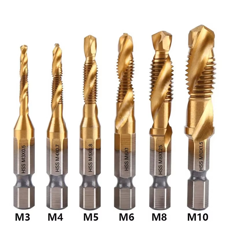 6PCS Metric Titanium Drill Tap - Mess Kit Titanium ulasan dan harga
